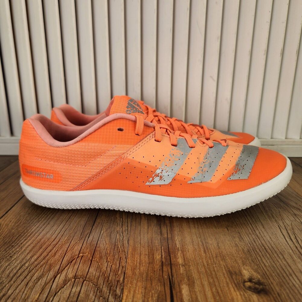 Adidas Throwstar Track & Field Throwing Shoes Mens Size 7.5 Signal Coral EE4673